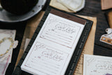 OURS x Hank Vintage Postcard Letterpress Label Book