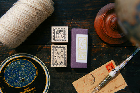 OURS x Hank Starry Night Rubber Stamp Set