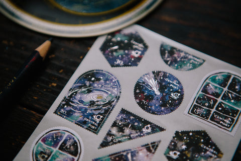 OURS x Hank Colorful Night Stamp Stickers