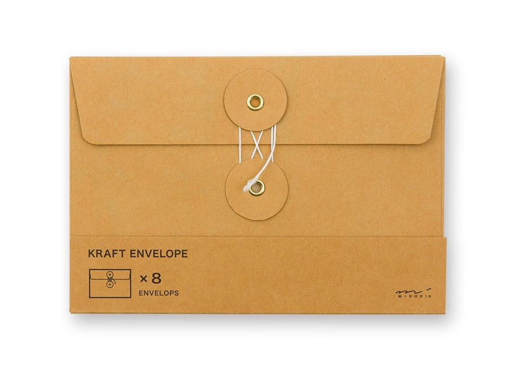 TRAVELER's Company - Kraft Envelope Medium - Set of 8