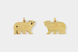 TRAVELER's Factory - Holiday Bear Brass Charm - Limited