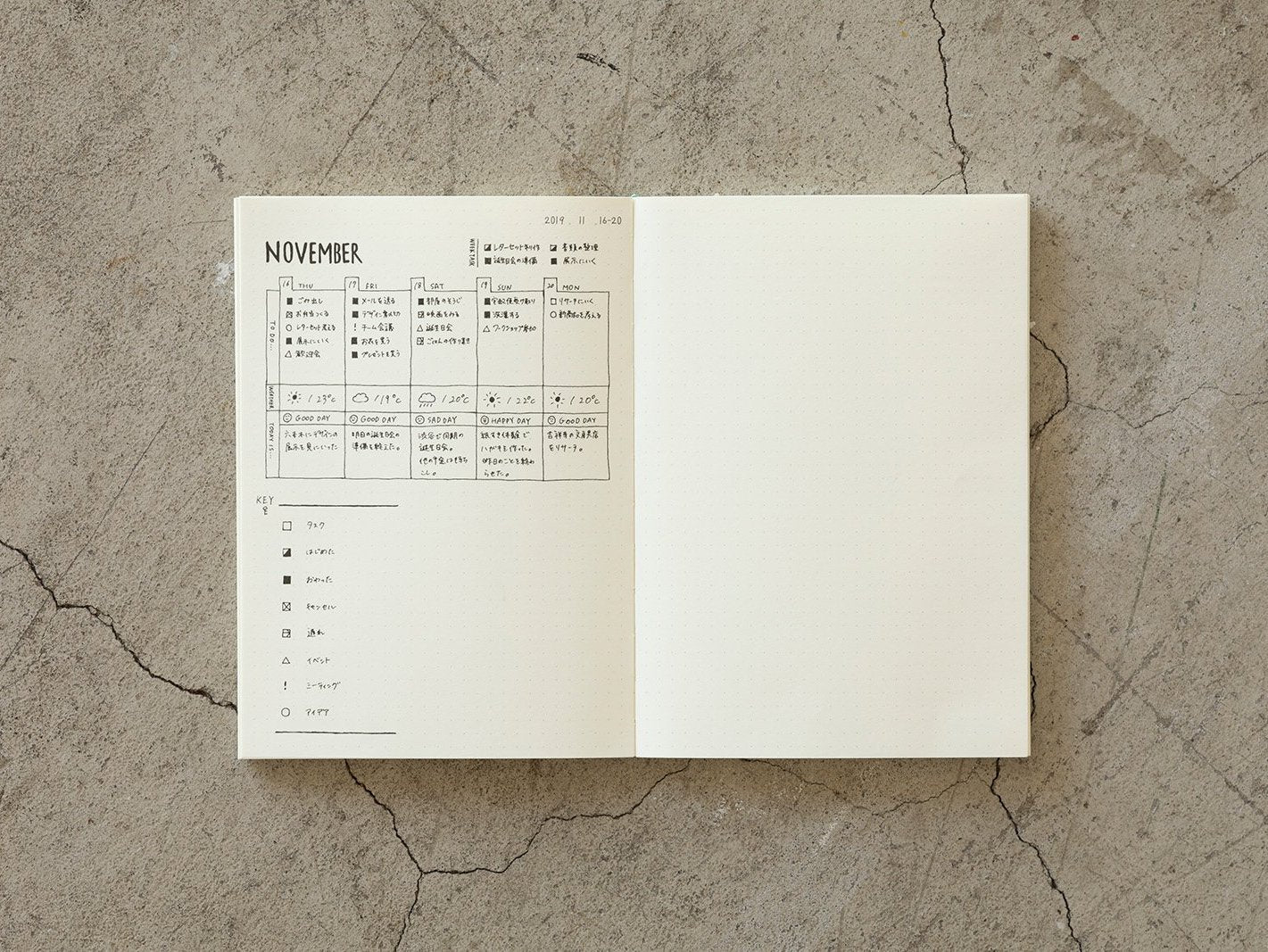 MD Notebook Journal - A5 - Dot Grid