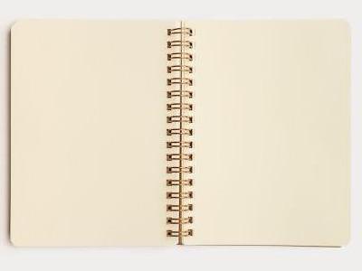 Grain Notebook - B6 - Black