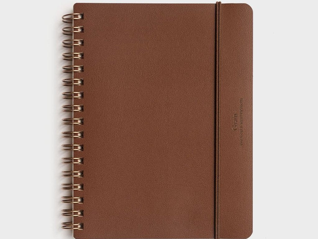 Grain Notebook - B6 - Brown