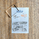 Mizushima Jizai Clear Stamp Set - Pocket