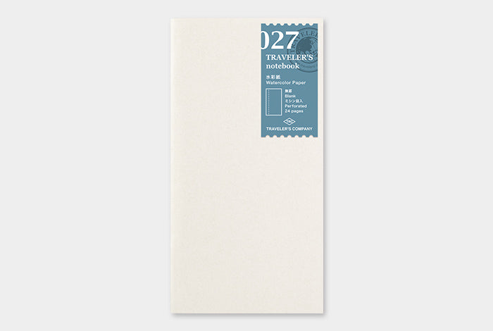 TRAVELER's Regular Size Refill - Watercolor Paper - 027