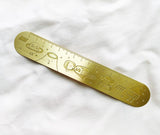 Yohand Studio Brass Ruler - Oval