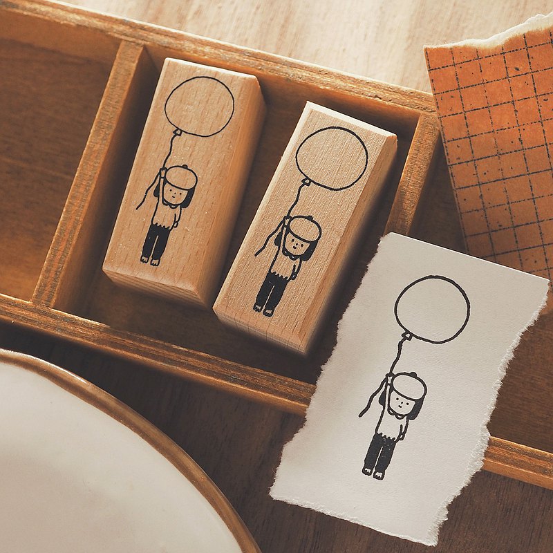 Yohand Studio Wooden Stamp - Balloon