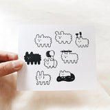 Yohand Studio Wooden Stamp - Fluffy Cloud Dog