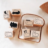 Yohand Studio Wooden Stamp - Fluffy Cloud Dog