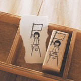 Yohand Studio Wooden Stamp - Reaching the Summit