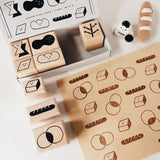 Yohand Studio Wooden Stamp Set - Shapes