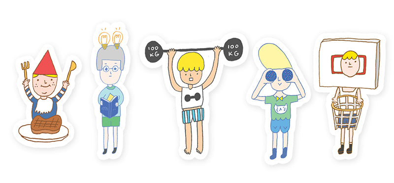 Yohand Studio Sticker Pack - Boys