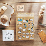 Yohand Studio Clear Sticker Sheet - Fluffy Cloud Dog