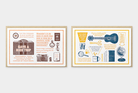 TRAVELER's Letterpress Card - Travel Tools