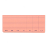 Penco Sticky Memo Pad - Weekly